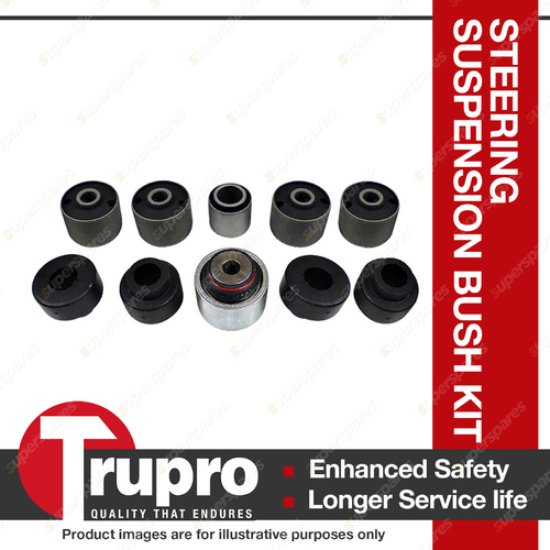 Trupro Front Radius Arm + Panhard Rod Bush Kit For Nissan Patrol Y61 GU Sleeved