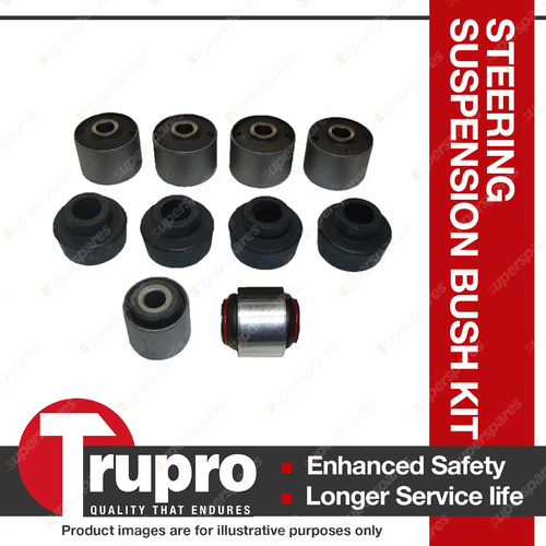 Trupro Front Radius Arm + Panhard Rod Bush Kit For Nissan Patrol Y61 GU OE Type