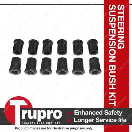 Trupro Rear Leaf Spring Bush Kit for Holden F Series FJ Sedan Van Utility 53-57
