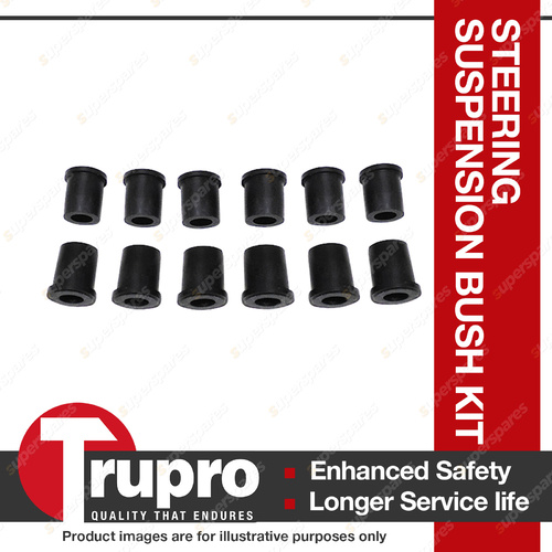 Trupro Rear Spring Bush Kit For Toyota Landcruiser 45 47 55 Series 65-80