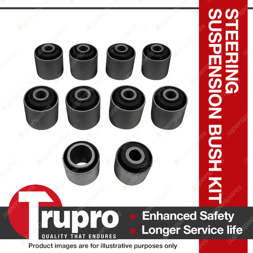 Trupro Rear Trailing Arm + Panhard Rod Bush Kit For Nissan Patrol Y60 GQ Y61 GU