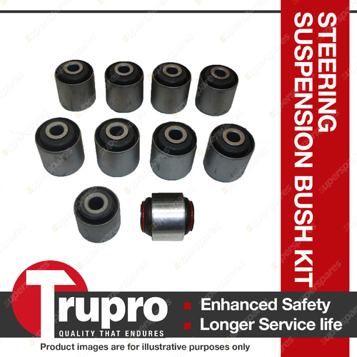 Trupro Rear Trailing Arm Panhard Rod Bush Kit For Nissan Patrol Y61 GU 3-8 Wagon