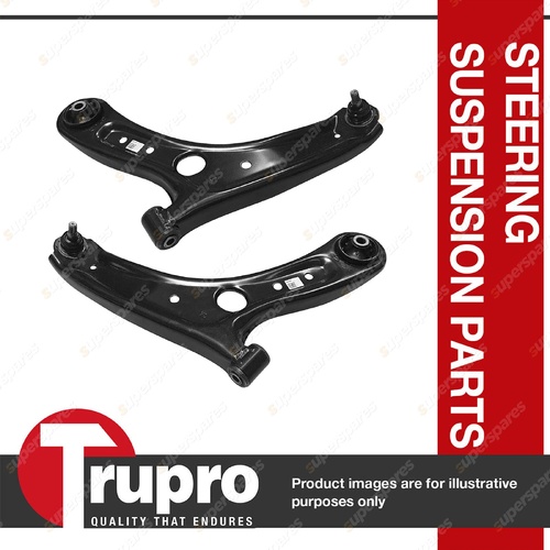 Pair Trupro Front Lower Control Arms for Hyundai Venue QX SUV 1.6L G4FG 2019-On