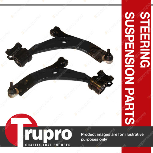 Pair Front Lower Control Arms - 18mm Ball Joint for Ford Focus LT LS LV 05-12