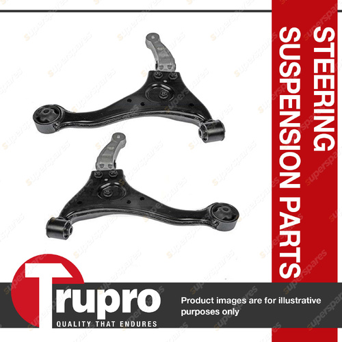 Pair Trupro Front Lower Control Arms for Hyundai Sonata NF 2.0L 2.4L Sedan 05-10