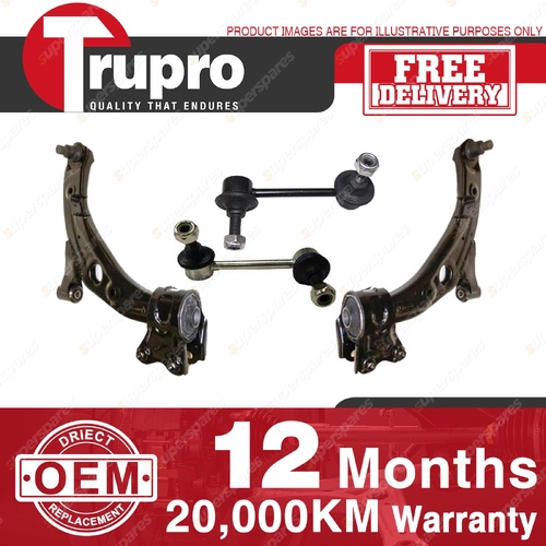 Trupro Front Lower Control Arm Sway Bar Link Kit for Mazda CX-7 ER 11/06-On