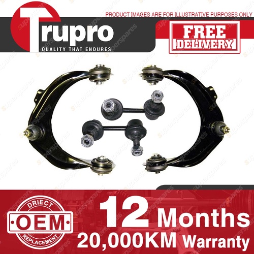 Trupro Front Upper Control Arm Sway Bar Link Kit for Honda Accord CF CH CG CK CL