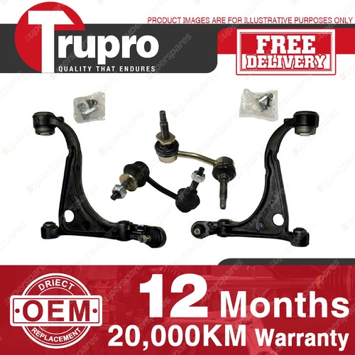 Trupro Front Lower Control Arm Sway Bar Link Kit for Ford Falcon BA BF 03-10