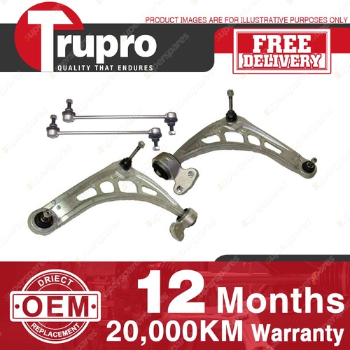Trupro Front Lower Control Arm Sway Bar Link Kit for BMW 3 Series E46 98-05