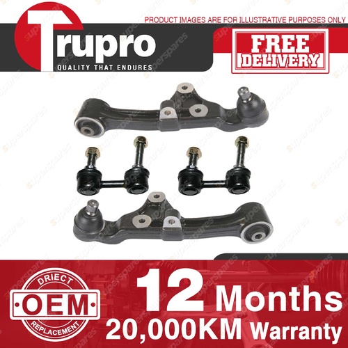 Trupro Front Lower Control Arm Sway Bar Link Kit for Kia Carnival KV11 99-06