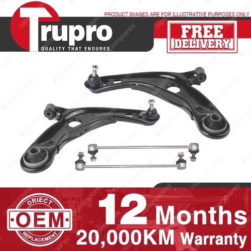 Trupro Front Lower Control Arm Sway Bar Link for Toyota Yaris NCP 90 91 93 Prius