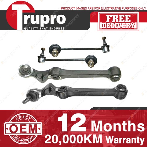 Trupro Front Lower Control Arm Sway Bar Link Kit for Holden Commodore VZ 04-06