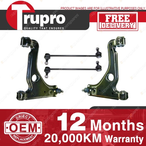 Trupro Front Lower Control Arm Sway Bar Link Kit for Holden Zafira TT 01-05