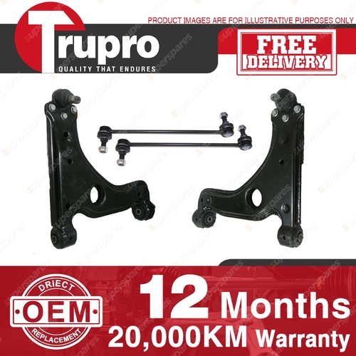 Trupro Front Lower Control Arm Sway Bar Link Kit for Holden Astra TS 06/01-07/05