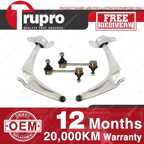 Trupro Front Lower Control Arm Sway Bar Link Kit for Honda Civic FK FN 07-On