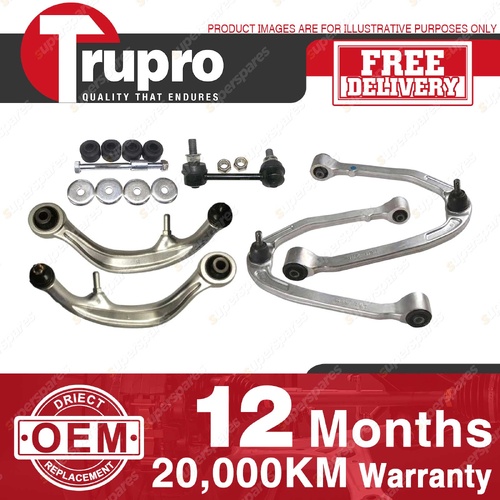 Trupro Front Upper Lower Control Arm Sway Bar Link Kit for Nissan 350Z Z33 02-09