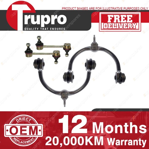 Trupro Front Upper Control Arm Sway Bar Link Kit for Jeep Commander XH 06-10