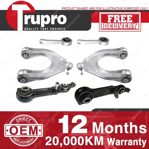 Trupro Front Upper Lower Control Arm Sway Bar Link Kit for Benz E-Class W211
