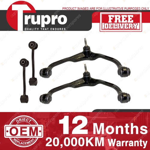 Trupro Front Upper Control Arm Sway Bar Link Kit for Dodge Nitro KA 06/07-06/12