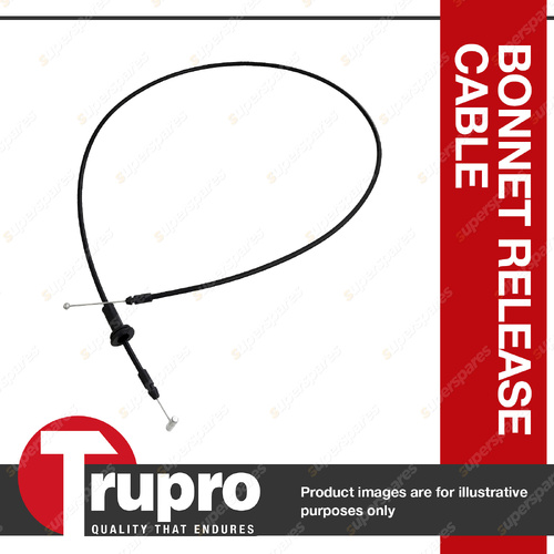 Trupro Bonnet Release Cable for Hyundai H1 Iload TQ 2.4L 2.5L D4CB G4KG 08-21