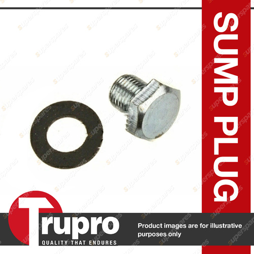 1 x Trupro Sump Drain Oversize Plug for Ford Bronco Cortina F100-F500 1/2"-20