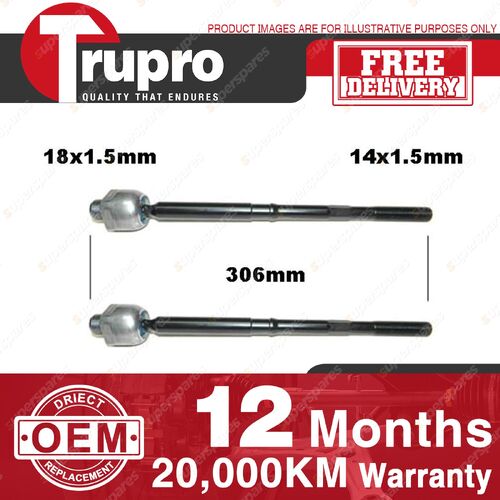 2 Pcs Trupro Rack Ends for Mazda 626 MX-6 GD Hatchback Coupe 2.2L 1989-1991