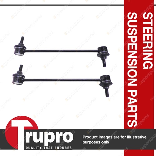 Pair Trupro Front Sway Bar Links for Skoda Fabia 5J NJ Rapid NH Scala NW 05-On