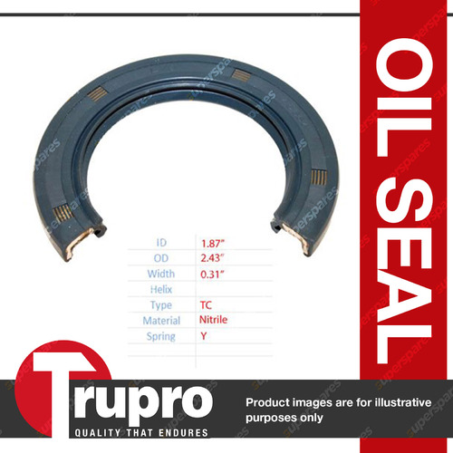 1 x Outer Crankshaft Front Oil Seal for Land Rover Defender Discovery Series 1