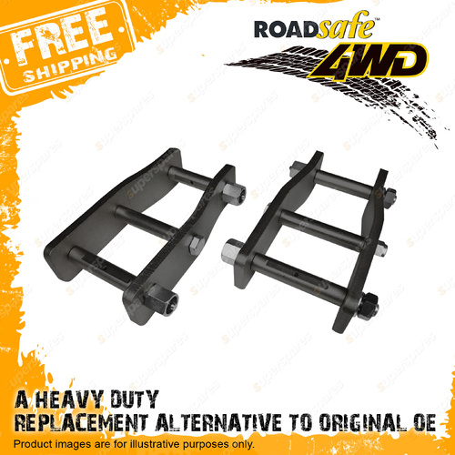 2 Pcs Trupro Rear 2" 50mm Lift Extended Shackles for Mitsubishi Triton MV