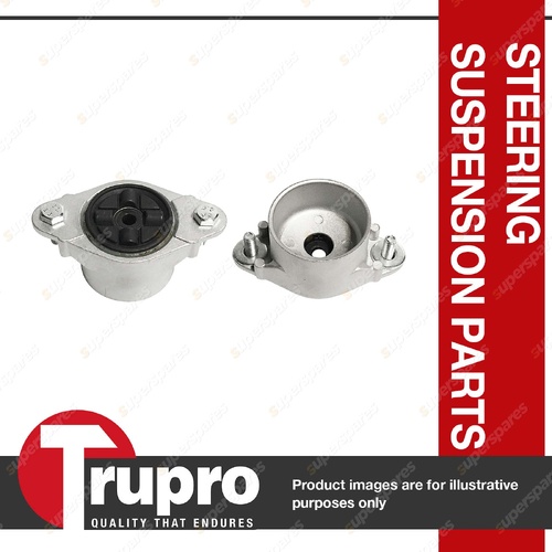 Pair Trupro Rear Strut Mounts for Mazda 2 DE Hatchback ZY 16V DOHC VVT 2007-2014