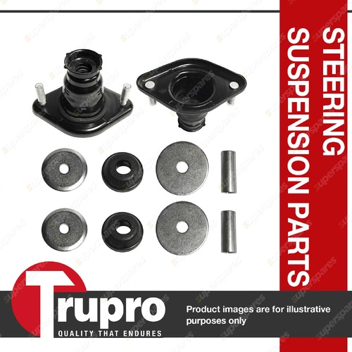 Pair Trupro Rear Strut Mounts for Honda Accord CM Wagon Sedan 16V 24V 2002-2008