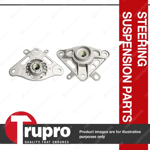 Pair Trupro Rear LH + RH Strut Mounts for Fiat 500X SUV Compact 1.4L 16V 2015-On
