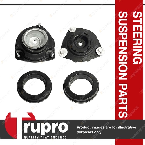 Pair Trupro Front LH + RH Strut Mounts for Nissan Micra K12 1.2L 1.6L 2004-2010