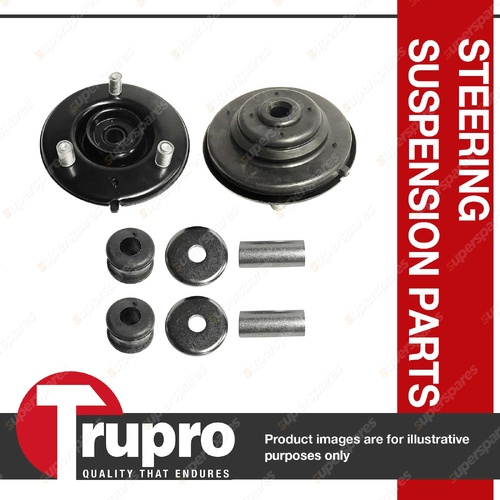 Pair Trupro Front Strut Mounts for Nissan Navara NP300 D23 Ute 2.3L 2.5L 2014-On