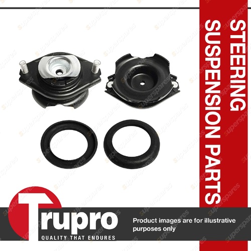 Pair Trupro Rear Strut Mounts for Subaru Forester SJ S13 SUV 16V DOHC 2012-2018