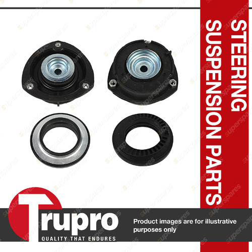 Pair Trupro Rear Strut Mounts for Audi A3 8Y Q2 GA TT TTS FV 1.4 1.5 2.0 2.5L
