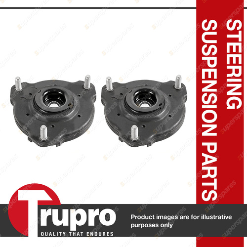 Pair Trupro Front Upper Strut Mounts for Hyundai Sonata LF Sedan 2.0L 2.4L 14-20