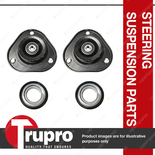 Pair Front Strut Mounts with Bearing for Toyota Corolla ZRE182R Auris ZRE152R