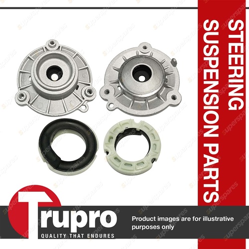 2 x Front Strut Mounts With Bearing for Audi Q5 SQ5 FY Q7 4M RS7 F2 S4 B9 15-On