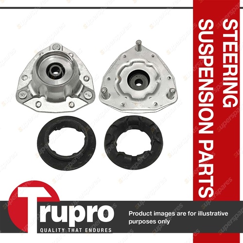 Pair Trupro Rear Strut Mounts for Infiniti Q60 V36 Coupe Convertible 3.7L 14-16