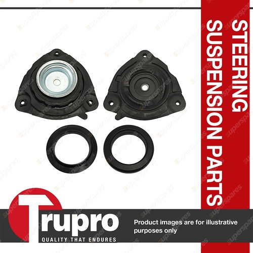2 x Front Strut Mounts with Bearing for Nissan Pathfinder R52 SUV 2.5 3.5L 13-21