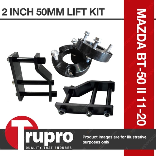 2" 50mm Lift Kit Strut Spacers & Extended Shackles for Mitsubishi Triton MV