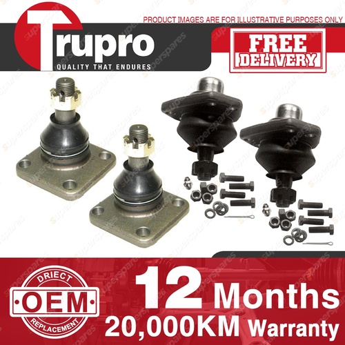 4 Pcs Lower+upper Ball Joints for TOYOTA CROWN MS111 MS112 MS130 MS83 MS85