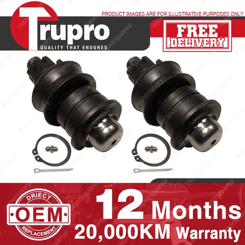 2 Trupro Lower Ball Joints for NISSAN BLUEBIRD 910 SERIES WITH TRW RACK 80-86