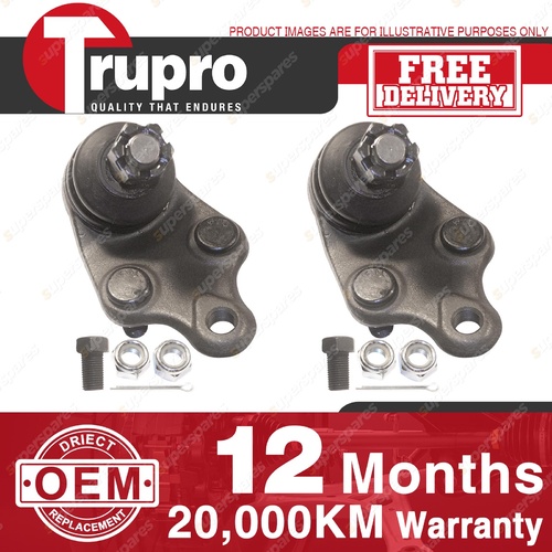 2 Pcs Trupro Lower Ball Joints for BJ2712 TOYOTA COROLLA AE90 AE92 AE93 AE95