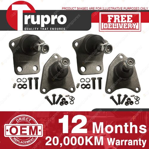 4 Pcs Trupro Lower+upper Ball Joints for FORD CORTINA TC TD 71-77