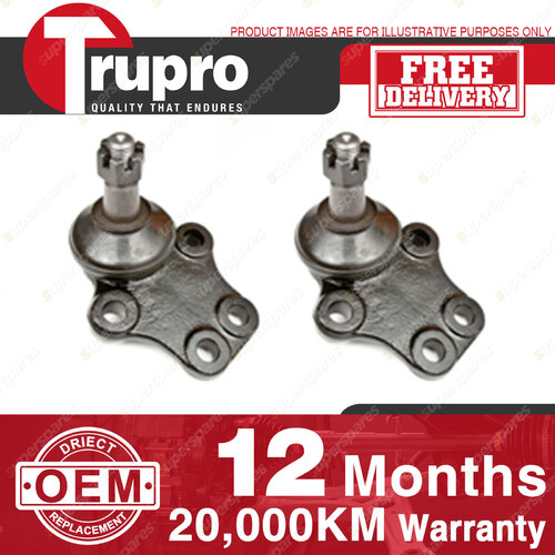 2 Pcs Trupro Lower Ball Joints for CHEVROLET COMMERCIAL CHEV LUV KB20 KB25 72-81