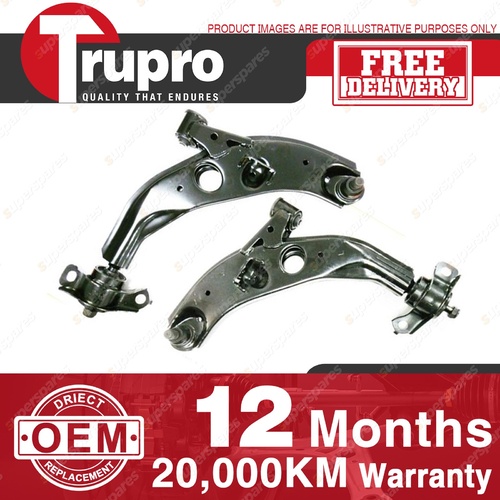 2 Pcs Trupro Lower LH+RH Control Arms With Ball Joint for MAZDA 626 GE MX6 GE EE