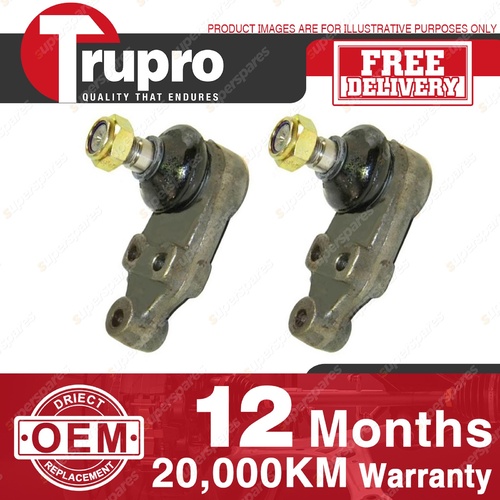 2 Pcs Trupro Lower Ball Joints for FORD COMMERCIAL TRANSIT VAN 80-120 85-91
