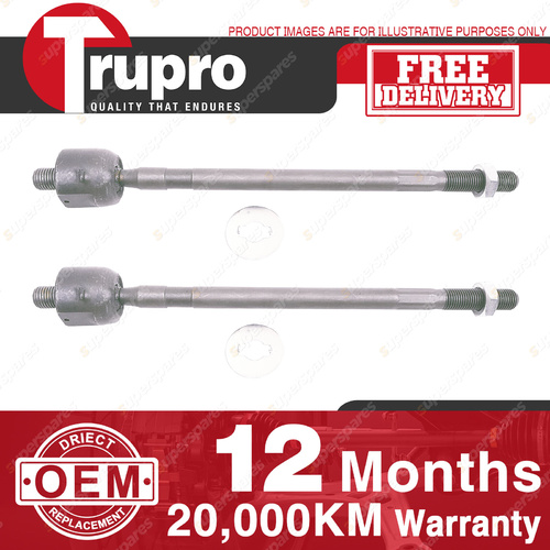 2 Pcs Premium Quality Trupro Rack Ends for SUBARU 1800 2WD 4WD POWER STEER 88-94